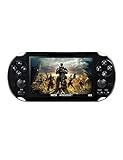 CZT Videospielkonsole 4,3 Zoll 8GB Eingebaute 2100 Kostenlose Spiele für Mehrere Simulatoren Handheld-Spielkonsole Video-/Musik-TV-Ausgang Spiel kann Archiviert (schwarz)