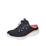 Rieker Damen Clogs M5090-14 blau Gr. 39