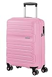 American Tourister Sunside - Spinner S Handgepäck, 55 cm, 35 L, Rosa (Pink Gelato)