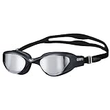 Arena Unisex – Erwachsene Schwimmbrille The One Mirror, Silver-Black-Black, TU