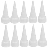 HEALSOPTHY 20 Stück -Spitzenkappe versiegelung Dichtungs-Finisher-Kit Kesselwerkzeug für Dichtungsdüsen Dichtungssparkappen Präzisions-Dichtungsspitzen Plastik Weiß