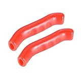 AMSLSIU 1 Paar Mountainbike Lenkergriff Fahrradbremse rutschfeste Silikonabdeckung Abnehmbarer Schutz für Profis