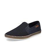 Rieker Herren Slipper B5265, Männer Slip On,Slides,Schlupfschuhe,schluepfschuhe,Loafer,Slip-ons,freitzeitschuhe,Mokassins,blau (14),46 EU / 11 UK