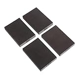 DIYEAH 4 Stück Schwammsandblock handschleifblock Schleifblöcke Handschleifklotz feiner Schleifblock Handschleifer feiner Schleifschwamm Trockenbau-Schleifklotz Braunes Edelkorund Brown