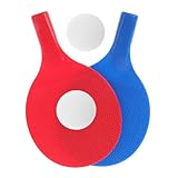 TOYANDONA Tischtennisschläger Robustem Kunststoff Breiter Schlägerfläche für Geeignet für Outdoor Training Hand Auge Koordination und Reaktionsfähigkeit