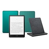Kindle Paperwhite Signature Edition (2024 Release) mit 32 GB ohne Werbung, eine Amazon-Stoffhülle und eine kabellose Ladestation Made for Amazon