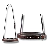 Elite Leder Kappzaum Reithalfter (Sepia Brown, Pony)