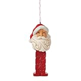 Enesco PEZ by Jim Shore Weihnachtsmannspender, hängende Ornamente, 10,2 cm, mehrfarbig