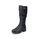 Rieker Damen Winterstiefel 76891, Frauen Stiefel,gefüttert,Winterschuhe,uebergangsstiefel,uebergangsschuhe,Winterboots,schwarz (00),38 EU / 5 UK