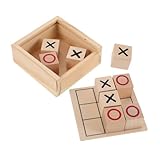 UPKOCH -Toe familienspiel holzspielzeug Pädagogisches Gesellschaftsspiel basteln Kinderspiele Jumbo Brettspiele aus Holz Spiele für Senioren Tabletop-Spiele Khaki