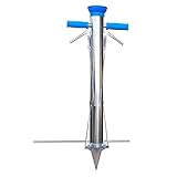 JYHHGDS Edelstahl-Gartensämaschine, manueller Streuwagen für die Gartenaussaat, Gartensämaschine, Pflanzmaschine, Streuwagen, Gemüse