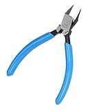 HUSHUI Drahtschneider, Chrom-Vanadium-Stahl mit Federdesign Zum Schneiden von Kunststofftoren und Weichen Drähten, Bequemer Kunststoffgriff