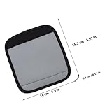 MUCKLILY 2 Stück Gepäckgriffbezüge aus Flexiblem Material Griffhüllen für Koffer und Kinderwagen Grau Griffschutz mit Komfortpolster Gepäckzubehör für Reisen