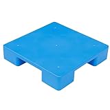 Kunststoffpalette Für Kellerlagerung | Bodenpaletten Aus Kunststoff | Stapelbare Industriepaletten, Feuchtigkeits- & Wasserbeständig | Für Keller, Garage, Lager & Küche (Blue,50x30cm)