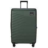 Samsonite Intuo - Spinner L, Erweiterbarer Koffer, 75 cm, 105/115 L, Grün (Olive Green)