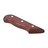 Luxshiny 1 Satz Zubehör für Werkzeuggriffe Fräsergriff Messer-Ersatzgriff Griff für Kochmesser Griff für Küchenschneider Messergriff Holz Messergriff-Set hölzern Dark Brown