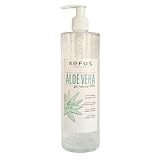 Reines natürliches Aloe Vera Gel - 500 ml - Sofort einziehend und angenehm nicht fettende Textur - nährt, spendet Feuchtigkeit, erfrischt und pflegt Ihre Haut - Hervorragend nach der Haarentfernung