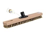 BawiTec Schrubber 40cm Breit/Lang mit Quickhalter UnionMix Schrubberbürste Grossraumschrubber Bodenschrubber Besenschrubber Harte Borsten