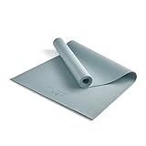 Myga Einsteiger-Yogamatte | Rutschfest & Leicht zu tragen – 4 mm Dicke | Ideal für Yoga, Pilates, Meditation & Fitnessübungen | 173 cm x 61 cm x 4mm | Petrol