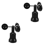 JOINPAYA 2 Stück Windgeschwindigkeitssensor Yacht Windanzeiger Windmessgerät Wetterfahnen Für Den Außenbereich Windgeschwindigkeitsmesser Windanzeiger Shell Windmesssensor Anemometer Abs