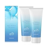 Sonnenschutz-Feuchtigkeitscreme, Schweißfeste Sonnenschutzlotion Für Den Körper, Sonnenschutz Für Das Gesicht, starker UV-Schutz, erfrischend und nicht klebend (2)