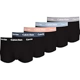 Calvin Klein Herren 5er Pack Boxershorts Low Rise Trunks Unterwäsche, Mehrfarbig (B- Bk, Vn In, Ml Fr, HL Bl, M Ch Wb), L