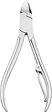 ZWILLING Nagelzange (Scharfe Schneiden für Feste Nägel, Ergonomisches Design, Hypoallergen, Präziser Schnitt), Poliert, Silber, 110 mm