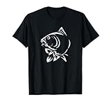 Karpfen Tshirt Angel Shirt für Angler mit Fisch Mann Frau T-Shirt