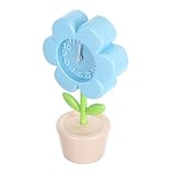 HOMOCONO Kleiner Digitaler für Schlafzimmer von Dekorative Uhr mit Stillem Mechanismus für Studenten und Reisen