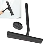 Abzieher für Dusche, Bodenabzieher mit Magnethaken – Silikon-Reinigungswerkzeug, verlängerter Scheibenwischer für Auto, Beton, Terrasse, Outdoor, Zuhause, Fliesen, Tür, Pool