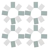 IWOWHERO 50 Stück Kleiner Nagelpolierblöcke aus Hochelastischem Schwamm Kompakte Maniküre Werkzeuge zum Polieren und Kürzen der Nägel Tragbar für Nagelpflege zu Hause