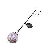 Milisten Glasball Solarleuchte Wasserdichte Gartenbeleuchtung für Außen Solarleuchte für und Energieeffizient zu Installieren Einsetzbar