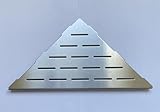 Edelstahl Duschablage versenktes Duschablage fliesen Edelstahl Duschregal Gefliestes (Design A Metal Stärke 1.5mm, 1 Stück)