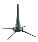 K&M 15222 Klarinettenständer Schwarz Kunststoff - Für A- und B-Klarinetten - Transport im Schalltrichter möglich