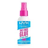 NYX Professional Makeup The Face Glue Setting Spray, Fixierspray für 24 Stunden Make-up-Halt und strahlenderes Make-up, 60 ml