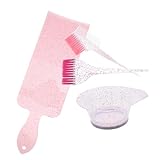 HAPINARY Haarfärbeset mit Schimmernder Mischschale und Weichem Pinsel Einfaches DIY Haarfärben für Zuhause Komplettes Farbkit mit Zubehör für Haartönung und Auswaschbare Haarfarbe