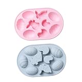 ZUNOXAZ 2 Stück Silikon Eierform mit Niedlichem Hasen Design Kreative DIY Backform für Kuchen Schokolade Fondant für Ostern und Festliche Anlässe Leicht zu Entformen und Zufällige Farbe