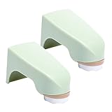 SOLUSTRE 2 Stück Wandmontierter Seifenhalter mit Starkem Magnet Selbstklebend Abtropfende Seifendose für Küche und Badezimmer Einfache Installation Grün