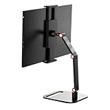Rastapulz Tragbarer Monitorständer, Universeller Schreibtischhalter Aus Metall, 16, Universelle Flache Desktop-Halterung für Live-Übertragungen