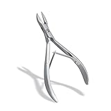Diabetiker Eckenzange mit gewölbter Schneide Profi Nagelzange abgerundet aus rostfreiem Edelstahl