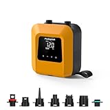 Peakspeak 20PSI Elektrische SUP Pumpe mit Akku - Wiederaufladbar, Intelligente Inflation/Deflation, Automatische Abschaltung für SUP-Boards, Kajak,Flügel,Drachen, Zelt, Matratze