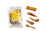 Boomy - Rindersticks Hundesnack - Harter natürlicher Kausnack - 100% getrocknete Rinderkopfhaut - 2 x 250g
