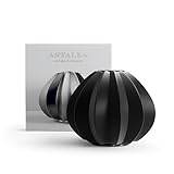 ASTALEA Aroma Diffuser für ätherische Öle schwarz Keramik - 100 ml Ultraschall Luftbefeuchter und Lufterfrischer, Duftöl Diffuser Duftlampe elektrisch, Raumduft & Raumerfrischer automatisch