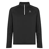 Odlo Fleecepullover Herren Besso I Midlayer mit Halbreißverschluss I Langarm Wandershirt