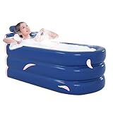 Aufblasbare Badewanne für Erwachsene, aufblasbare Badewanne | Faltbare -Badewanne für den Außen- und Innenbereich, Komfort, während die Isolierung gegen Feuchtigkeit dafür sorgt, dass