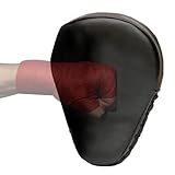 Boxpratzen & Pratzen, Box-Pads, Gebogene Boxhandschuhe, Box-Pads, Leder-Pads, Handpolster für Kickboxen, Kampfsport, Muay Thai, Training