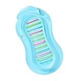 Aufblasbare Schwimmmatte Für Pool - Luftliege Für Erwachsene Zum Bräunen Im Wasser | Outdoor Luftmatratze Mit Kopfkissen Für, See & Garten Bei Perfekt Für Entspannung Mit Familie Und Freunden