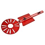 Router Fräsrillenhalterung – Halterung Graviermaschine | Oberfräse Vorrichtung | Aluminiumlegierung Router Guide | Multifunktionaler verstellbarer Nutfräser, Trimmführungsschablone für Schranktür