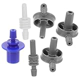 OKUMEYR 6 Stück Manschettenadapter aus ABS Verschleißfest Universell Kompatibel für Blutdruckmessgeräte Armmanschettenverbinder für Medizinische Geräte