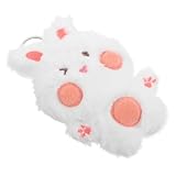 Veemoon Kawaii Schlüsselanhänger Plüsch Niedlicher Kaninchen Schlüsselbund mit Ästhetischer Schlüsseldekoration für Taschen Rucksäcke Schlüssel